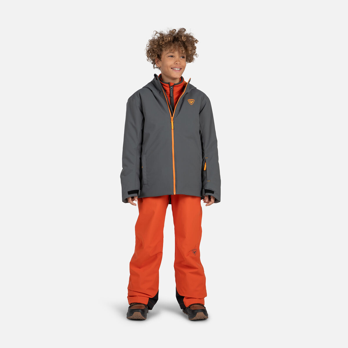 Rossignol Juniors' Strawpile Ski Jacket Grey