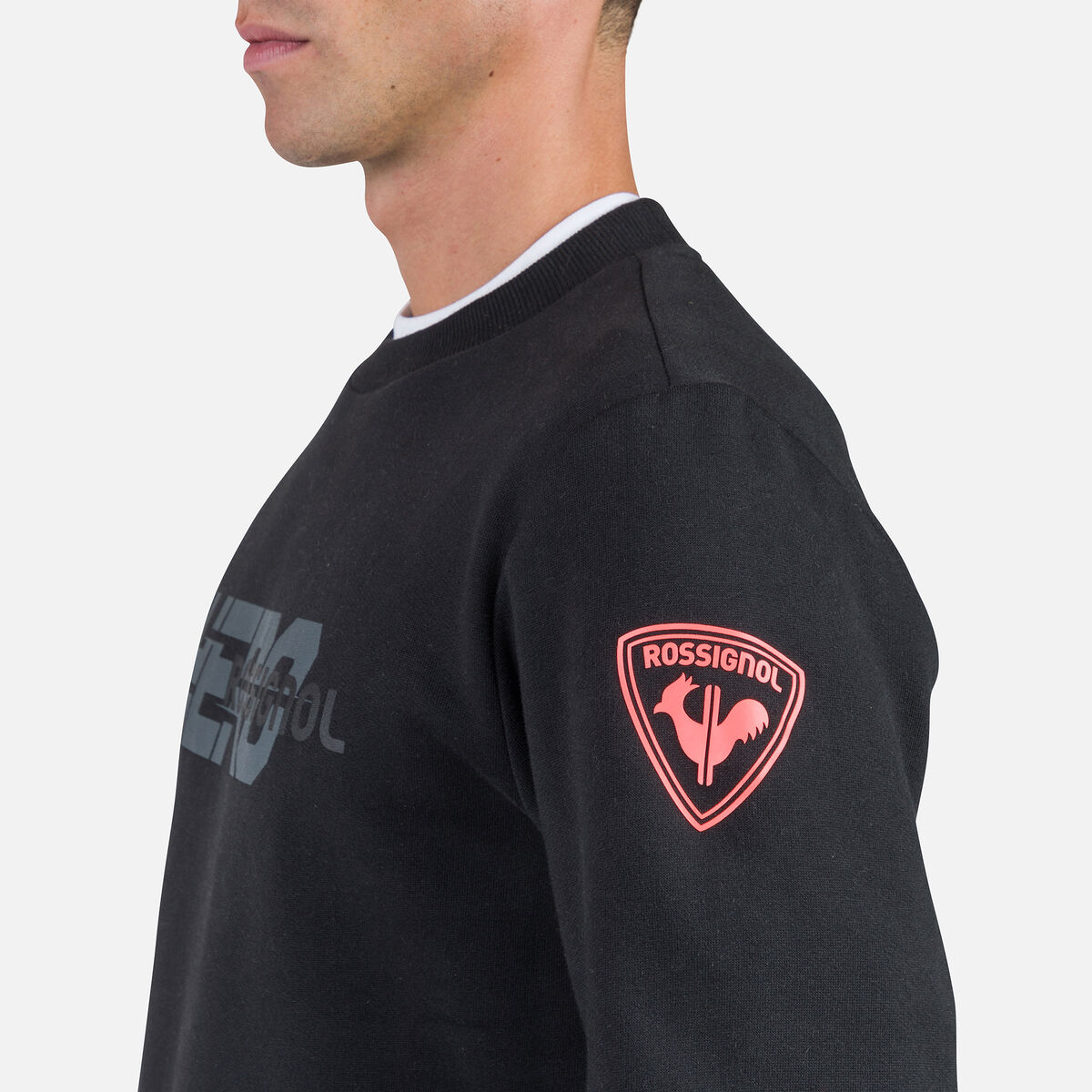 Rossignol Herrensweatshirt mit Rundhalsausschnitt Hero black