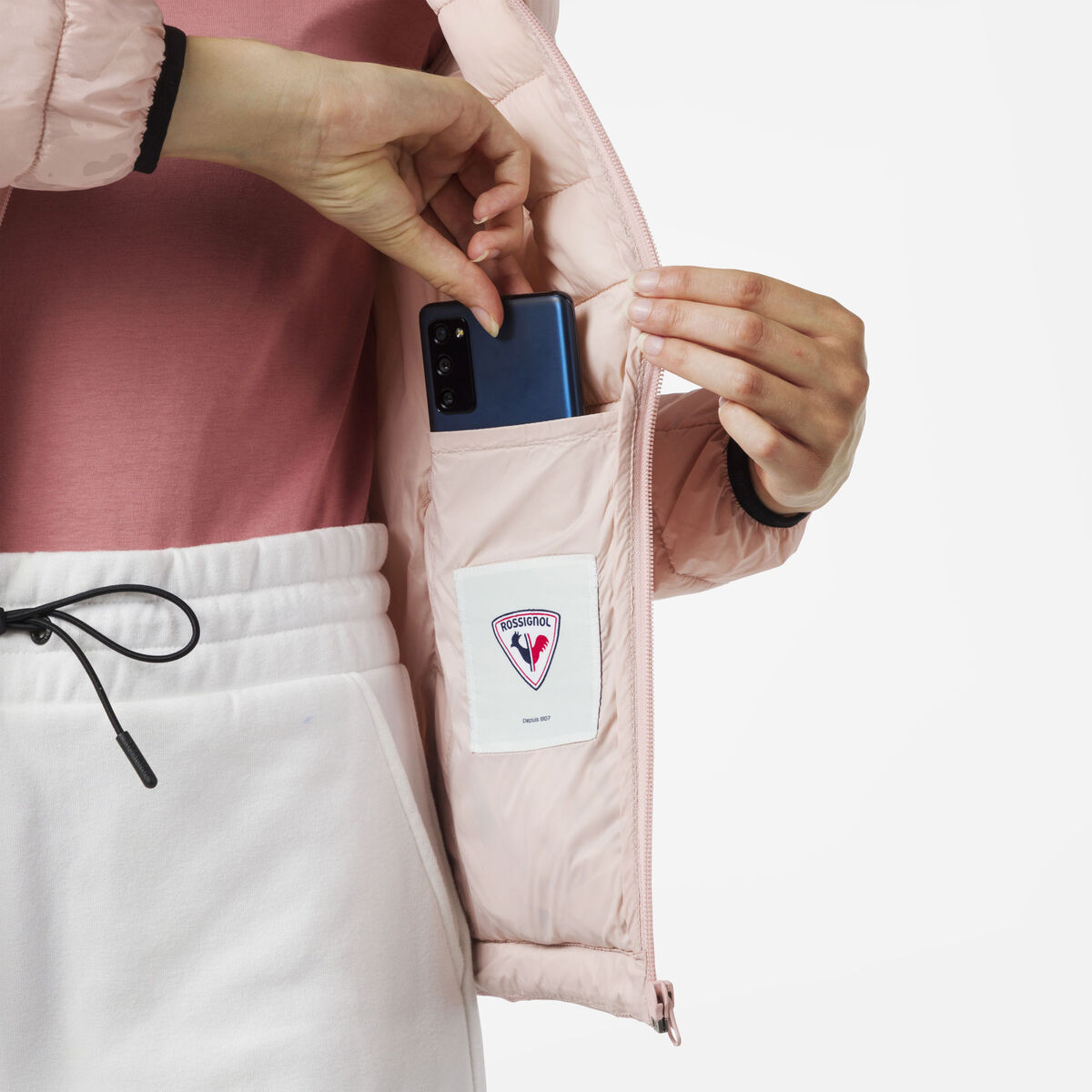 Rossignol Women's Insulated Jacket pinkpurple