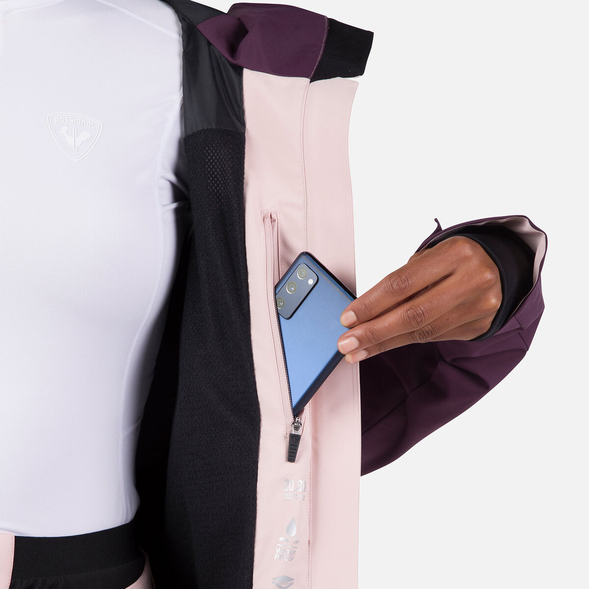 Rossignol Chaqueta de esquí mujer Corbet's 2L pinkpurple