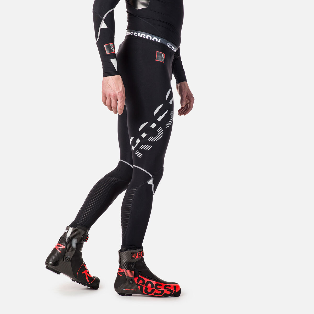 Rossignol Infini Compression Race Tights Carbon Black Women's base layer  bottoms/thermal leggings : Snowleader