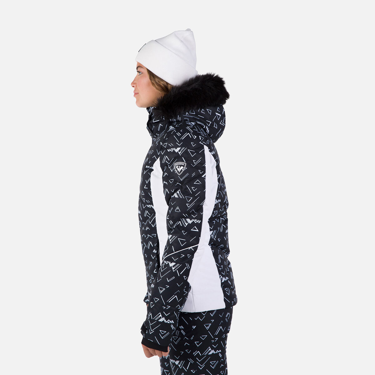 Rossignol Damensteppjacke mit Print Staci Black