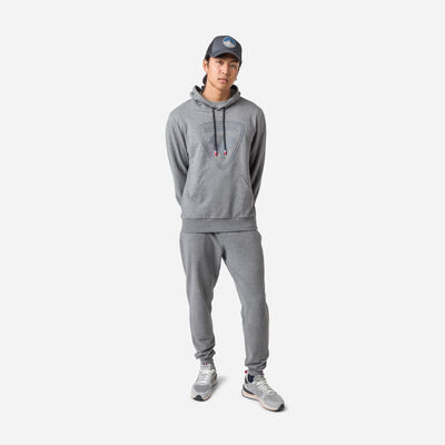 Rossignol Men's hooded logo fleece sweatshirt grey