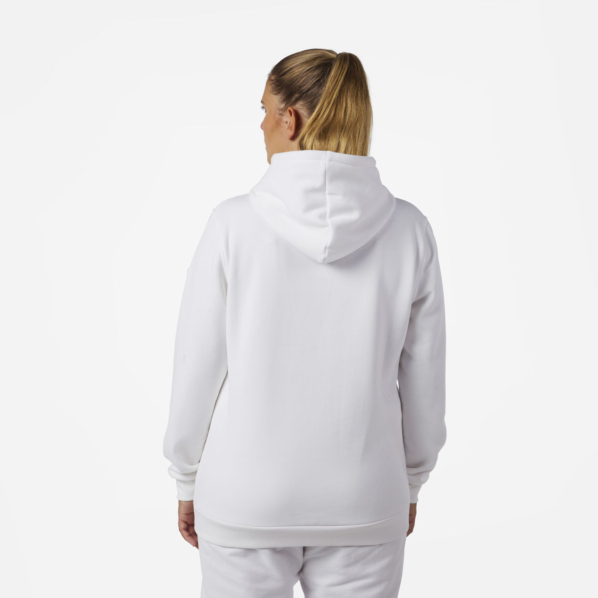 Rossignol Women's hooded logo fleece sweatshirt White