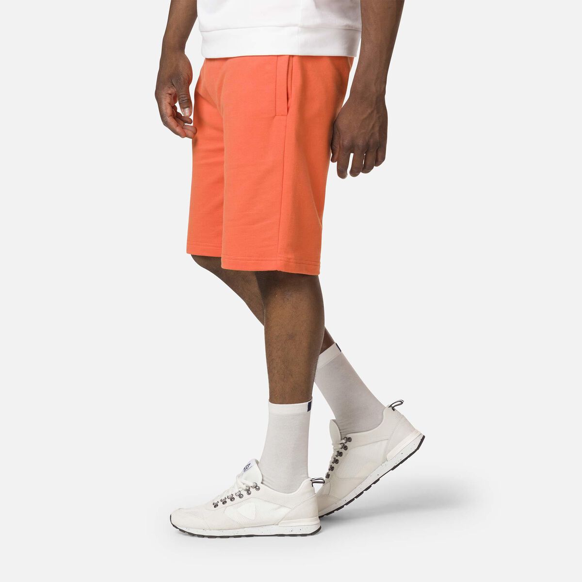 Rossignol Men's logo cotton shorts Orange