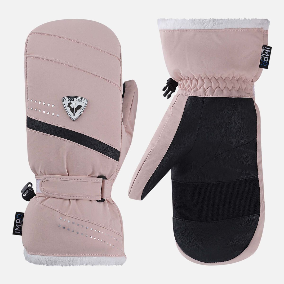 Rossignol Women's Nova waterproof ski mittens Pink/Purple