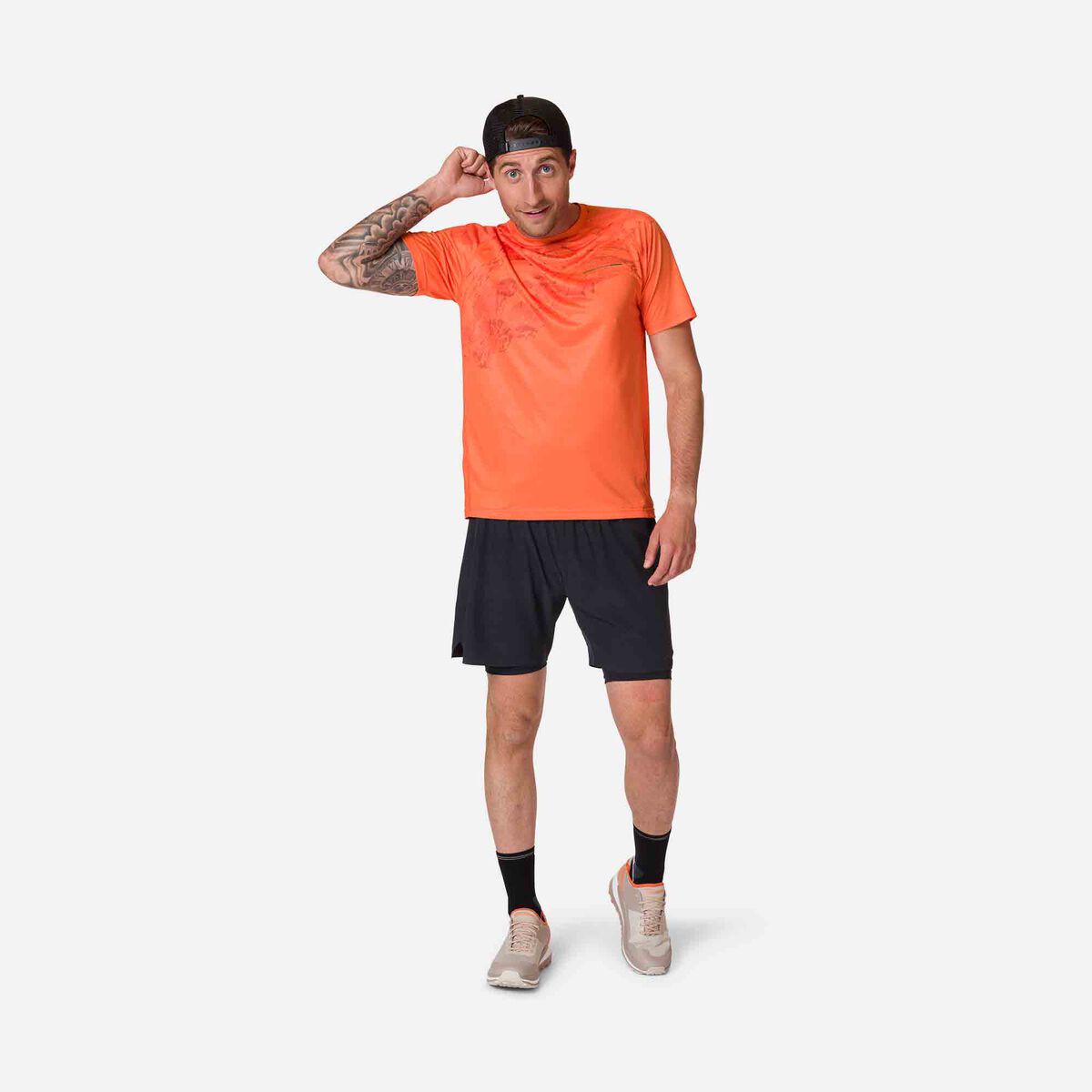 Rossignol Leichtes Herren-T-Shirt Orange
