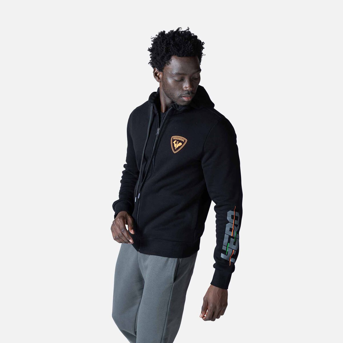 Rossignol Sweat à capuche Hero homme Black