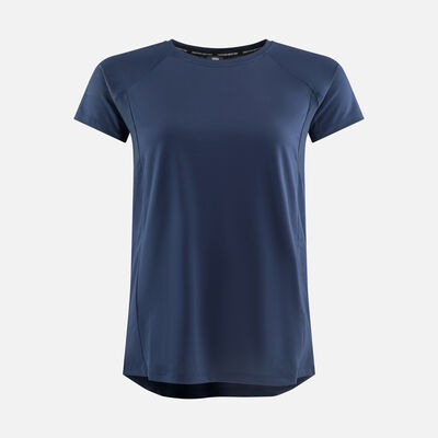 Rossignol T-shirt donna in jersey vestibilità morbida blue