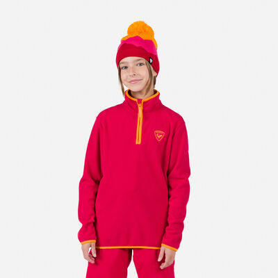 Rossignol Polaire à demi-zip enfant Strawpile red