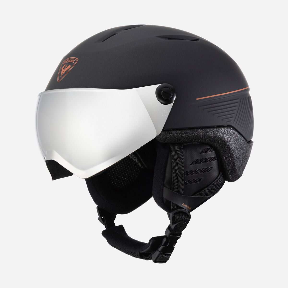 Rossignol Casco da sci Rossignol Fit Visor IMPACTS fotocromatico nero Black