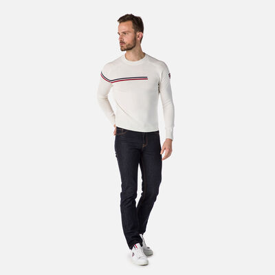 Rossignol Men's Odysseus Round-Neck Sweater white