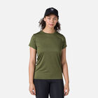 Rossignol T-shirt E-Fiber Active Femme Dark Pickle