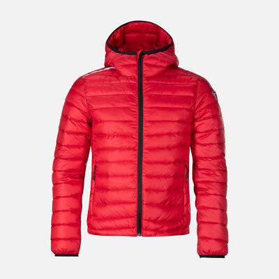 Rossignol Men's hooded insulated jacket 180GR red