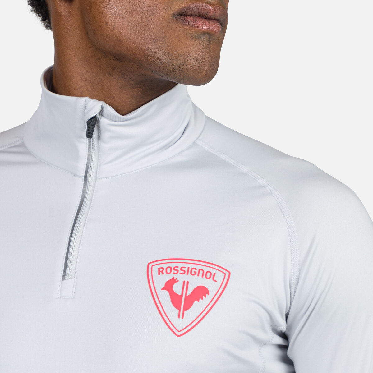 Rossignol Men's Hero Classique Half-Zip Baselayer grey