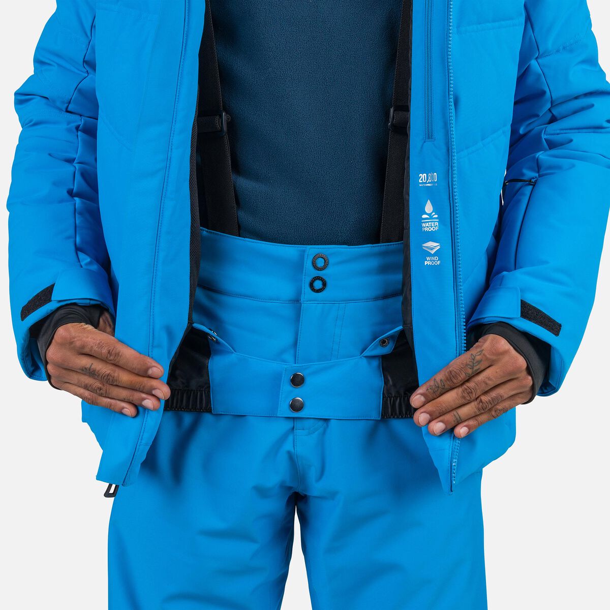 Rossignol Men's Siz Ski  Jacket blue