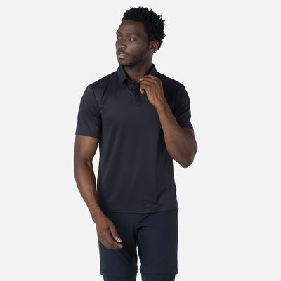 Rossignol Men's lightweight breathable polo shirt black