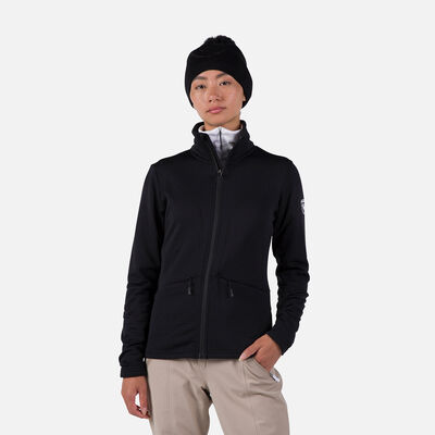 Rossignol Damenfleecejacke mit durchgehendem Reißverschluss Blackside black