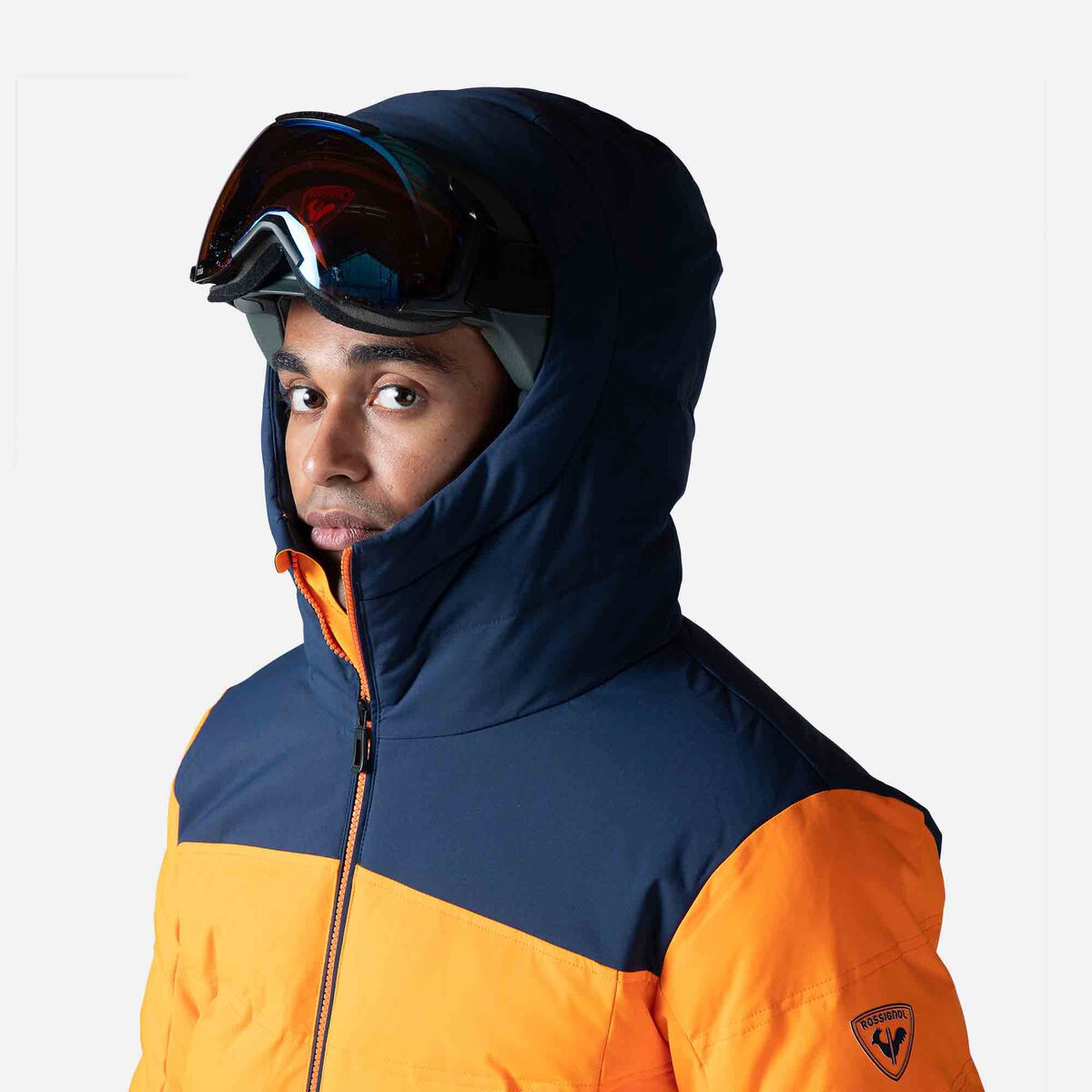 Rossignol Men's Siz Ski  Jacket orange
