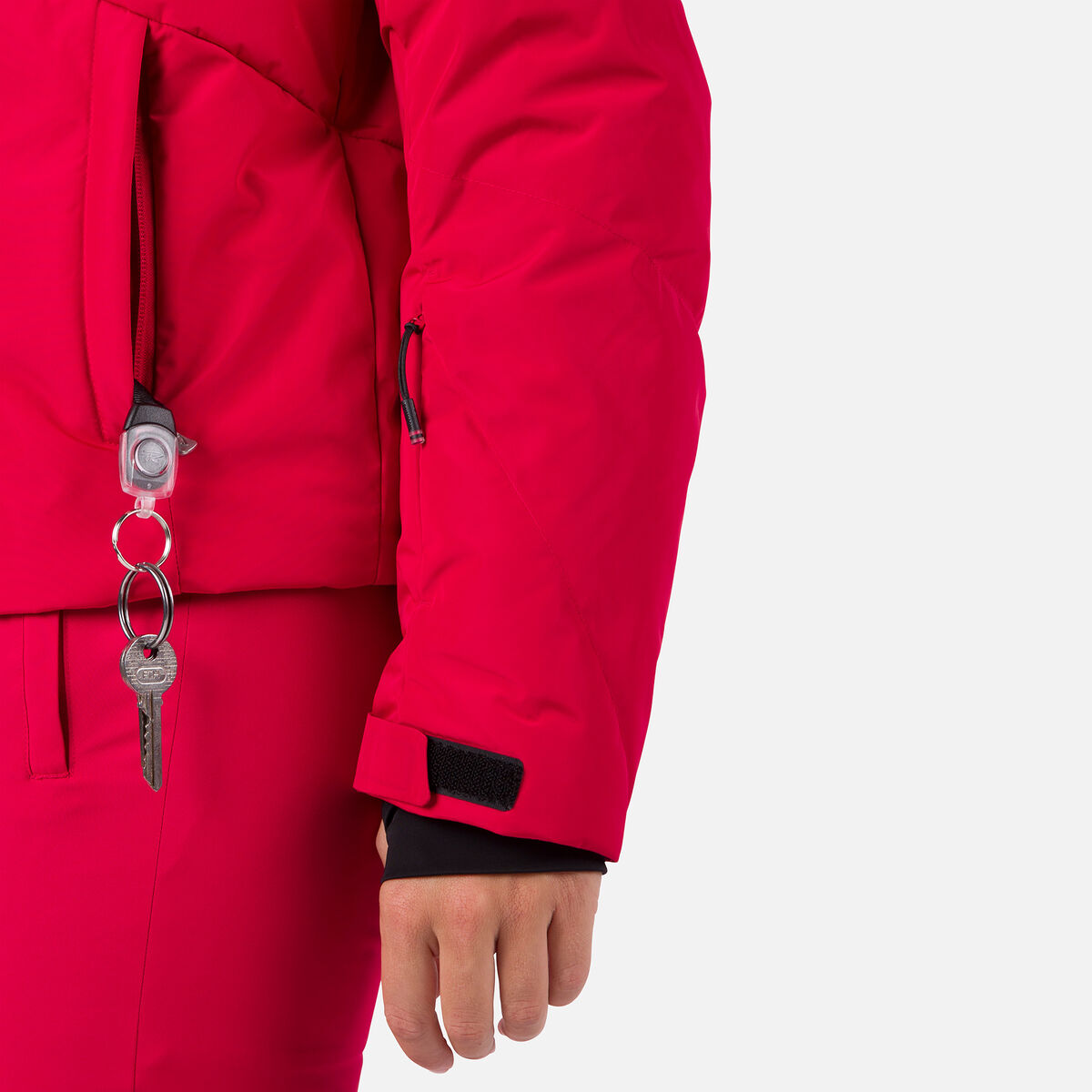 Rossignol Chaqueta de esquí acolchada mujer Wispile red