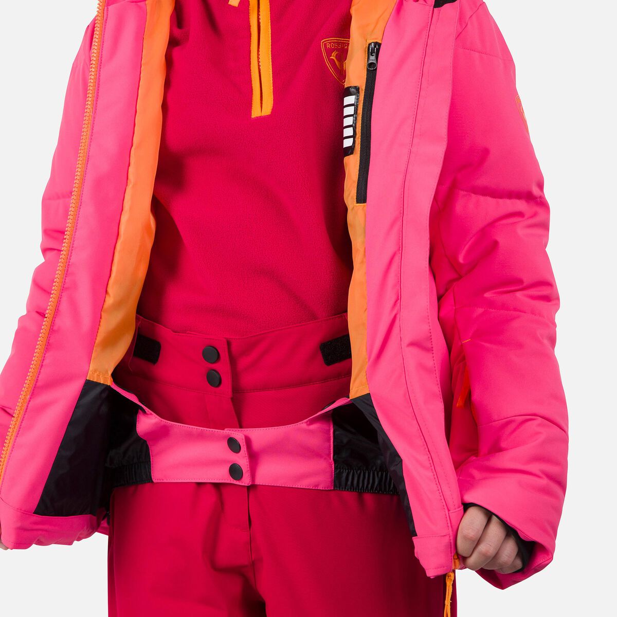 Rossignol Veste de ski fille Staci pinkpurple