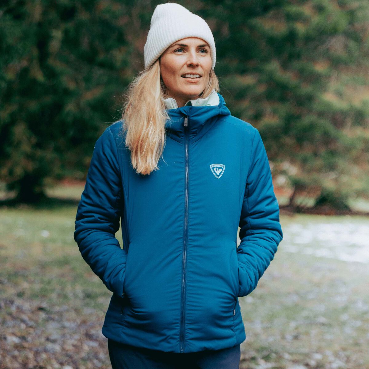 Rossignol Sudadera mujer con capucha Opside Warm Blue