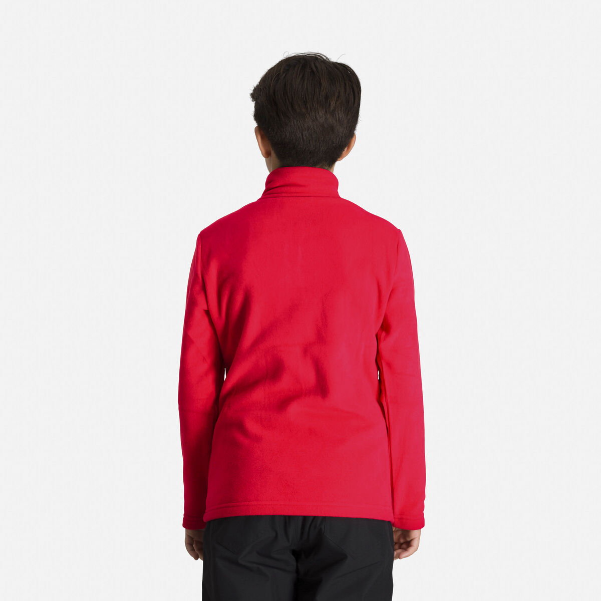 Rossignol Boys' Half-Zip Fleece Top Red