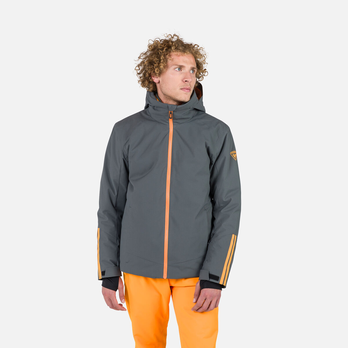 Rossignol Herrenskijacke Strawpile Grey