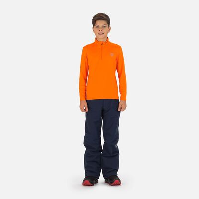 Rossignol Stretch-Fleeceoberteil mit halbem Reißverschluss für Jungen orange