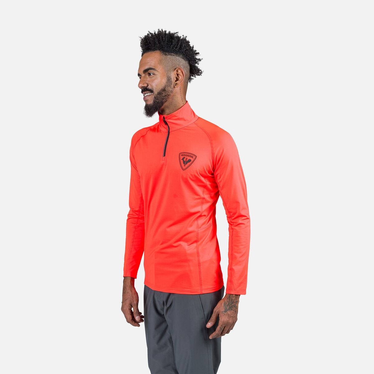 Rossignol Sous-pull à demi-zip homme Hero Classique Red