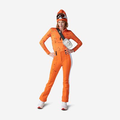 Rossignol Strato base donna con mezza zip JCC Booster orange