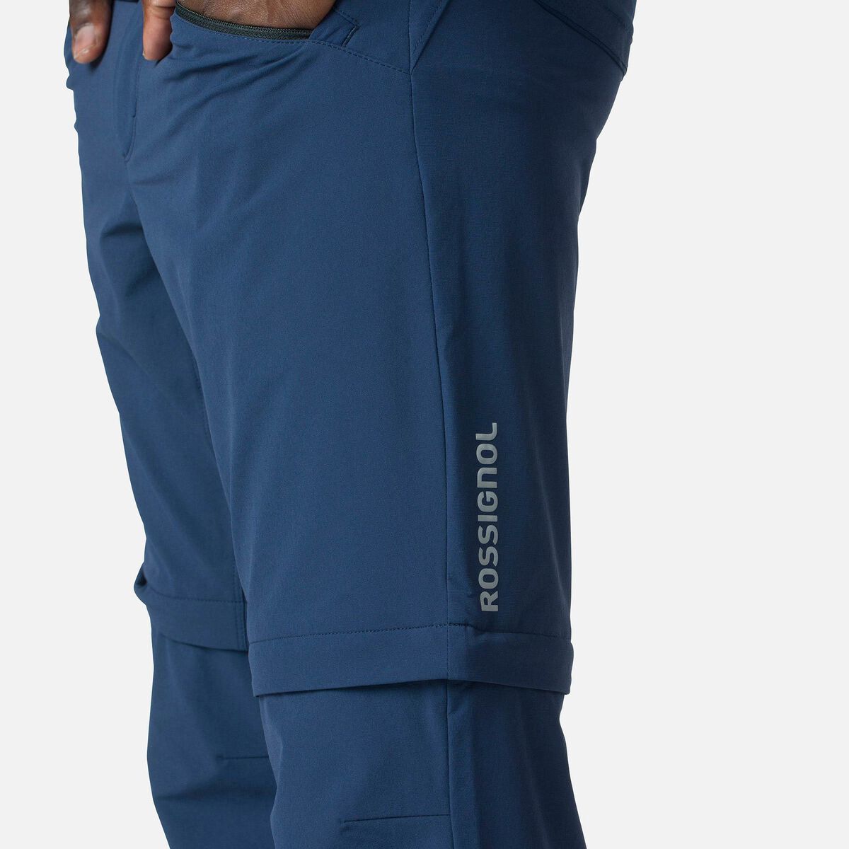 Rossignol Men's Lightweight Convertible Zip-Off Pants blue