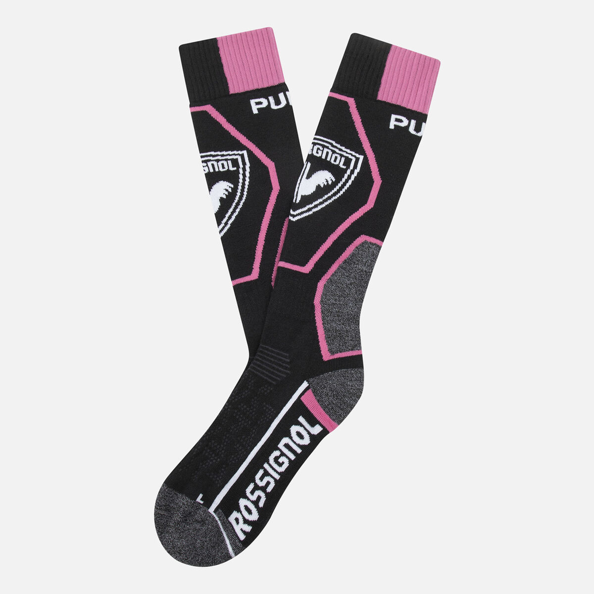 Rossignol Women's Pure Comfort Ski Socks Pink/Purple