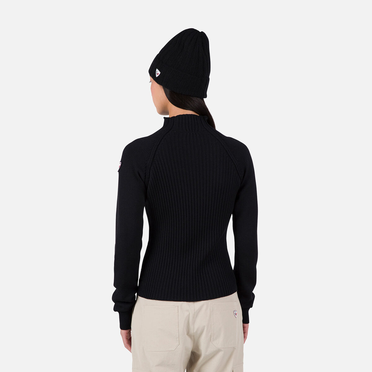 Rossignol Damenpullover mit Rundhalsausschnitt Diretta Black