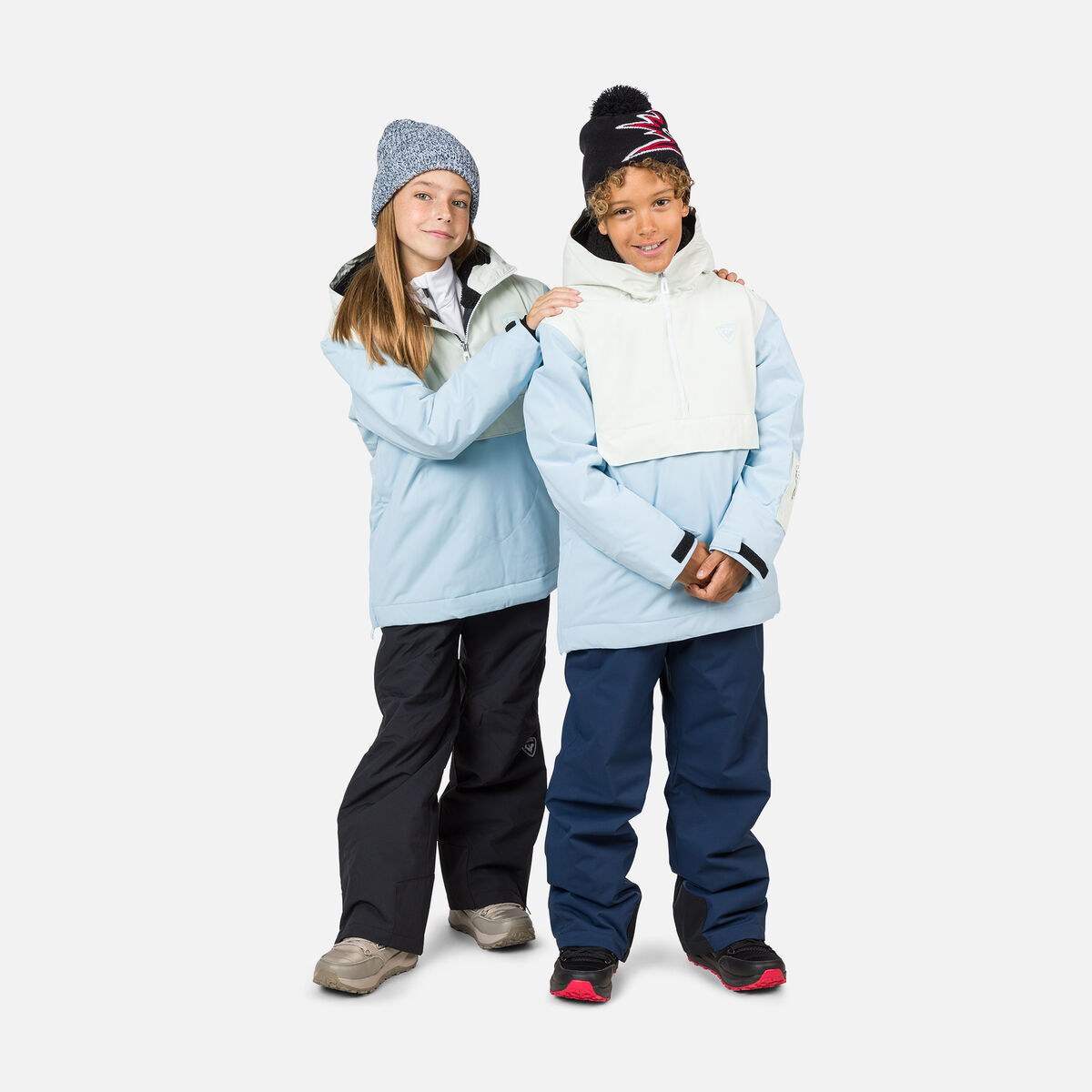 Rossignol Juniors' Bicolor Anorak Ski Jacket Blue