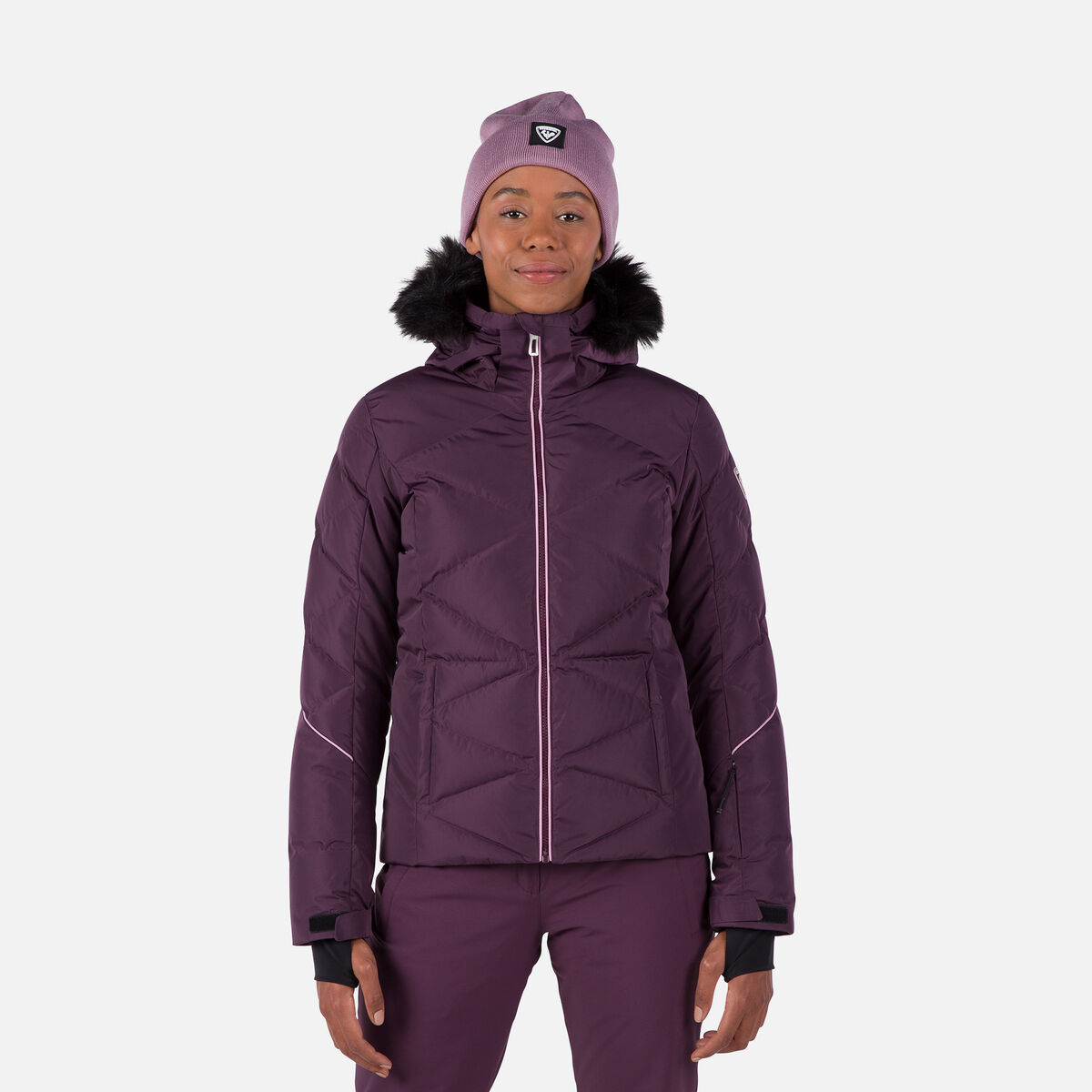 Rossignol Women's Staci Pearly Ski Jacket Pink/Purple