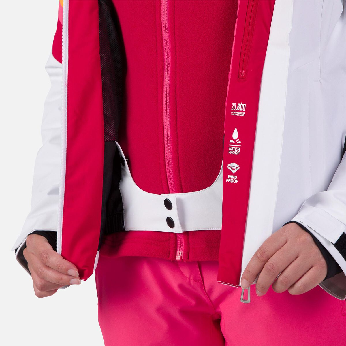 Rossignol Chaqueta de esquí mujer Strawpile white