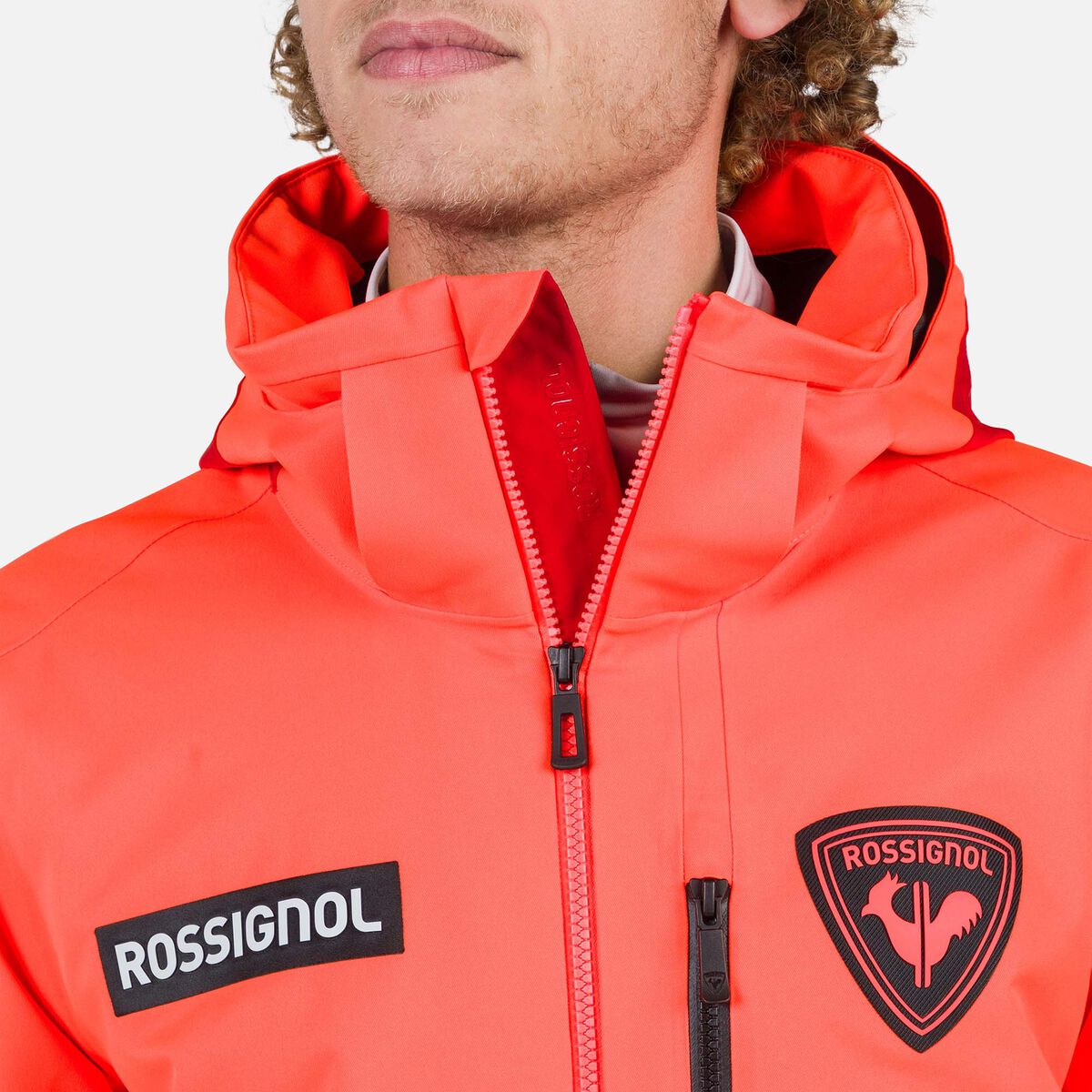 Rossignol Men's Hero Blackside Ski Jacket red