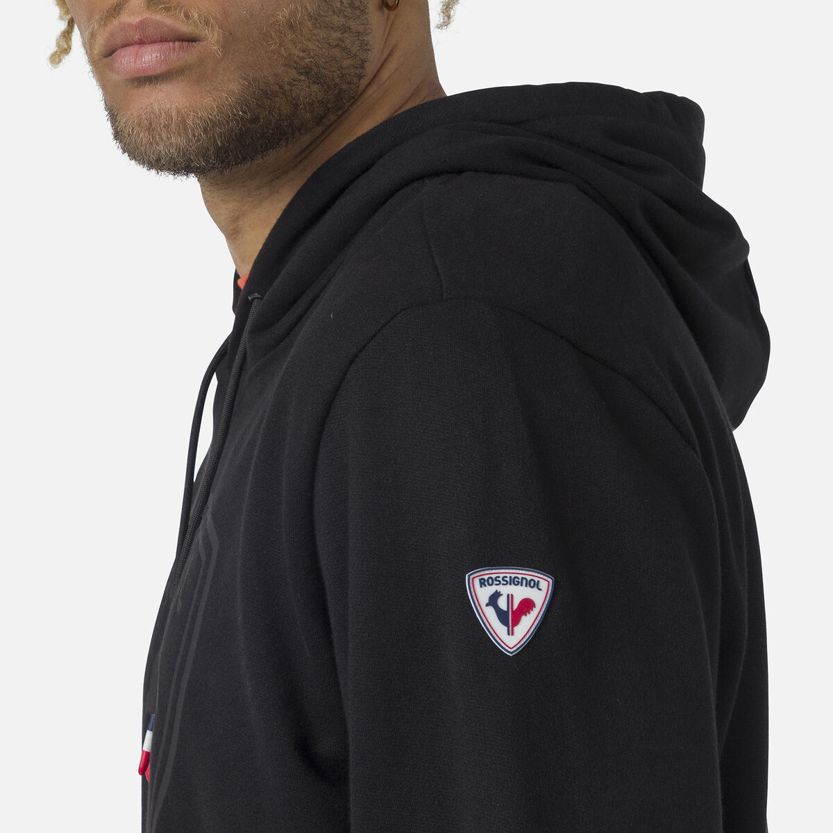 Rossignol Sudadera afelpada con capucha Logo para hombre black