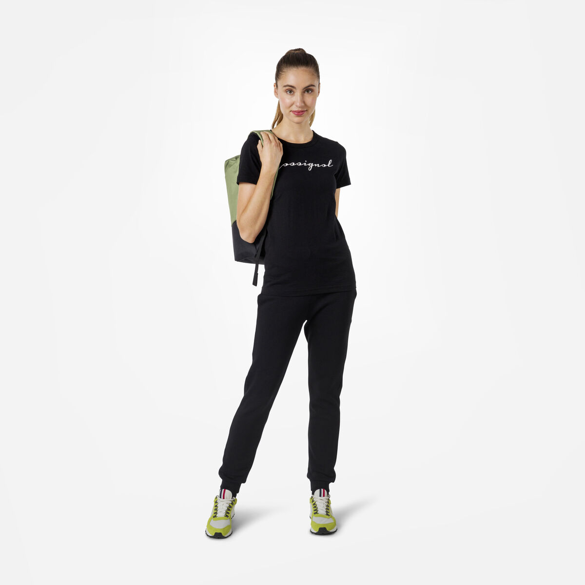 Rossignol Pantalones deportivos afelpados logo para mujer Black