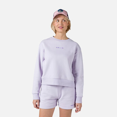 Rossignol Rossignol Damensweatshirt mit Stickerei pinkpurple