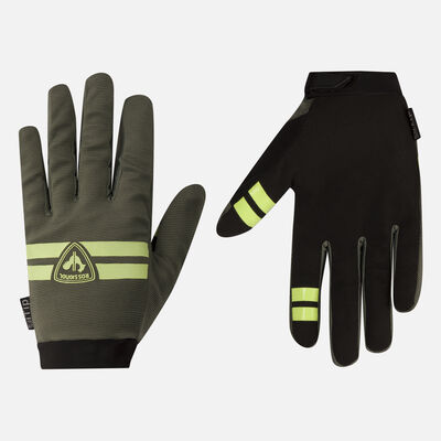Rossignol Men's full-finger mountain bike gloves green