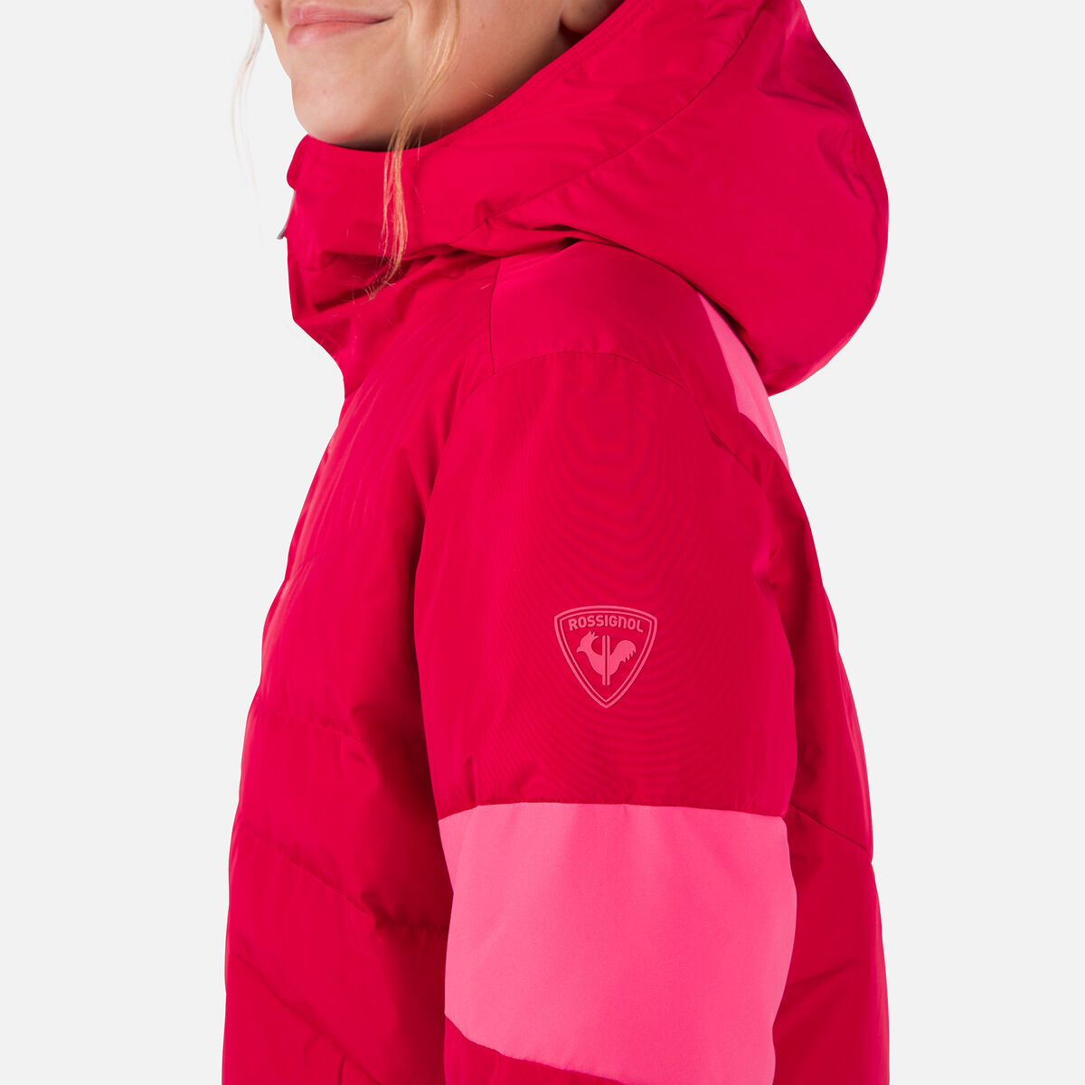 Rossignol Women's Wispile Puffy Ski Jacket red