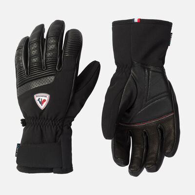 Rossignol Men's Concept leather waterproof gloves black