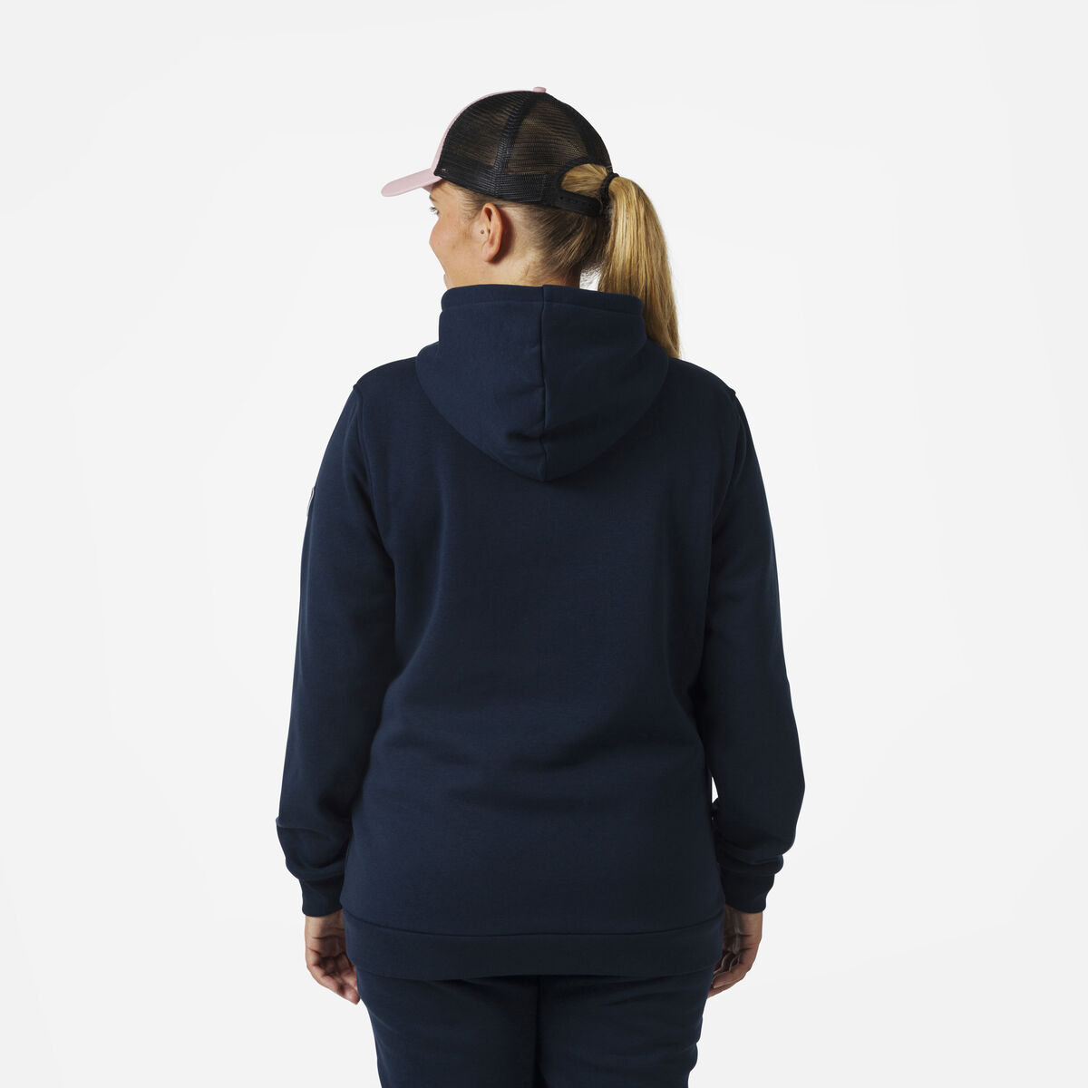 Rossignol Women's hooded logo cotton sweatshirt Blue