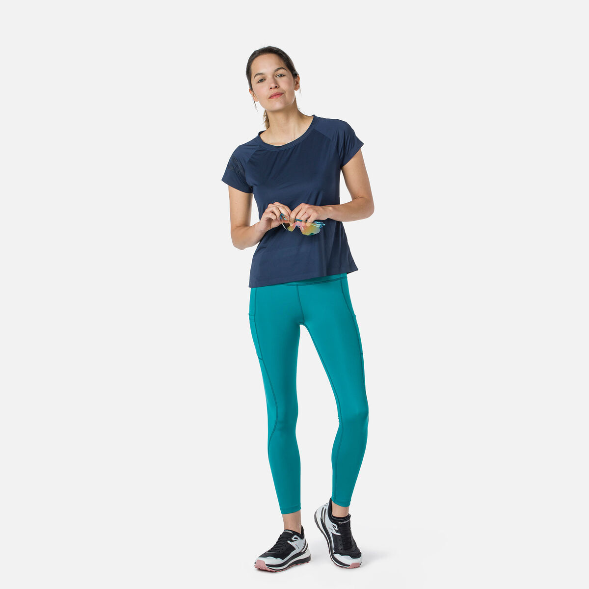 Rossignol Leichte, atmungsaktive Laufsport-Leggings für Damen Blue