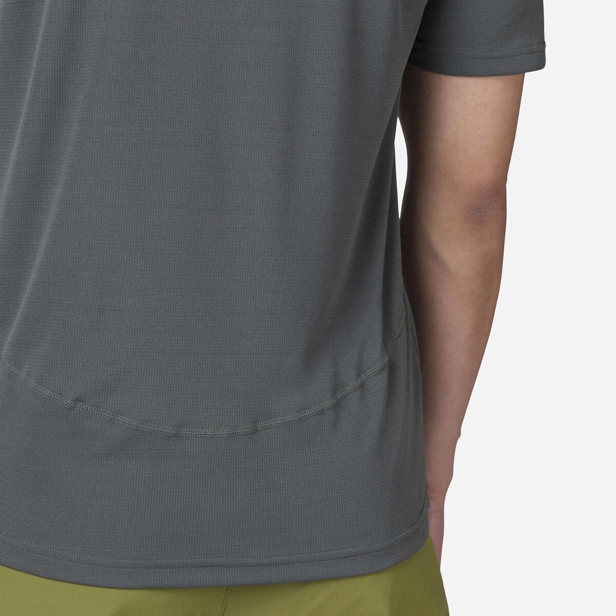 Rossignol Camiseta lisa de senderismo para hombre grey