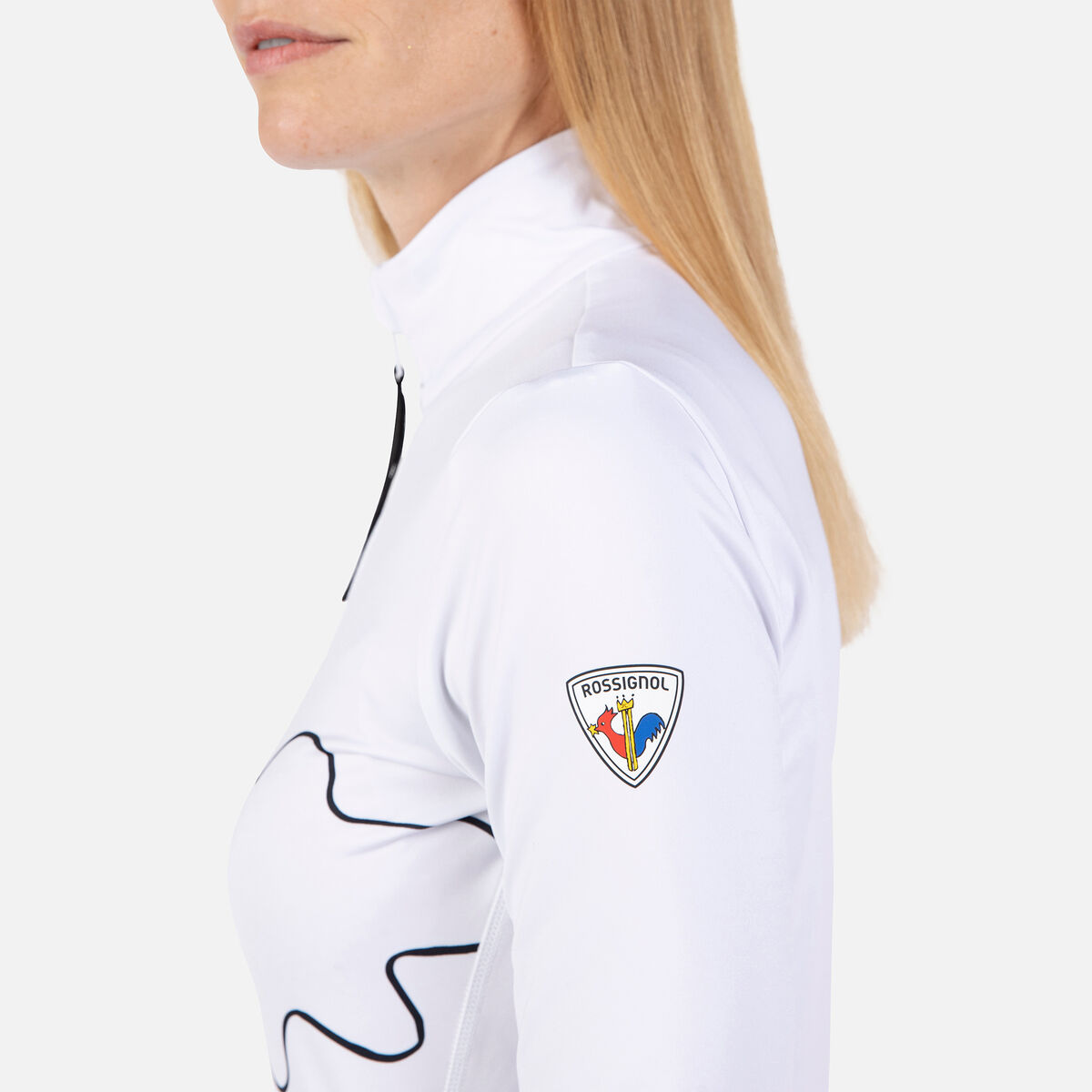 Rossignol Maglia donna con mezza zip JCC Booster 