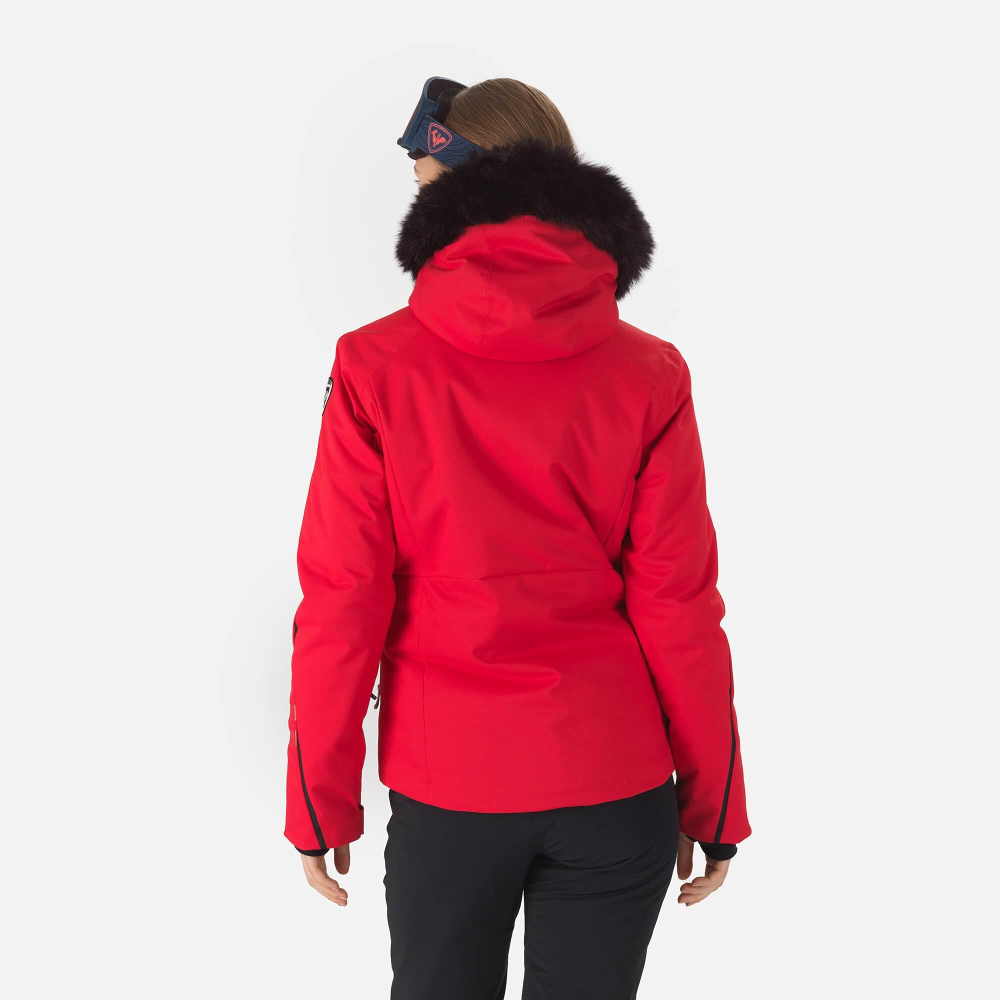 Rossignol hooded quilted jacket - Red