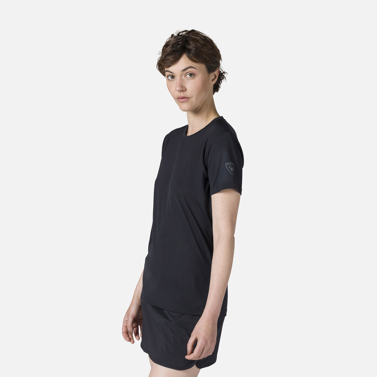 Rossignol T-shirt de randonnée Plain Femme Black